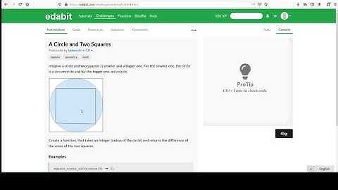 Edabit Medium C# Programming Challenges #2: Circle and Two Squares