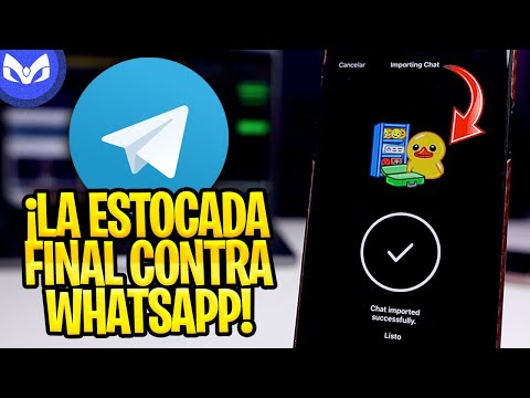 WOW TRASLADA HISTORIAL DE WhatsApp A TELEGRAM REAL!!