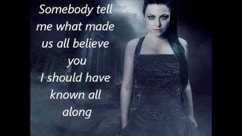 Evanescence -  It Was All A Lie (lyrics)