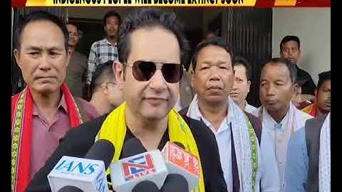 Pradyot Debbarma Bats for S.I.R in Tripura