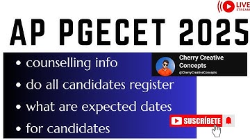 AP PGECET 2025 Counselling Updates | Web Options, Dates, Certificates, Rank Wise Schedule Explained