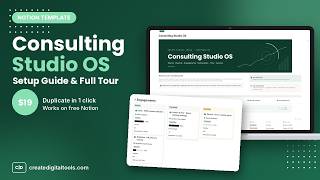 Consulting Studio OS Notion Template | Setup Guide & Full Tour