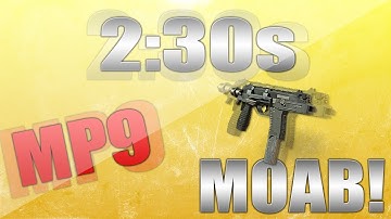 MW3 - 2:30s MP9 MOAB! + Awareness Tips! (Call Of Duty: Modern Warfare 3 Multiplayer Gameplay)
