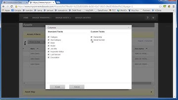 Trimble Asset Manager: Using Search Filters