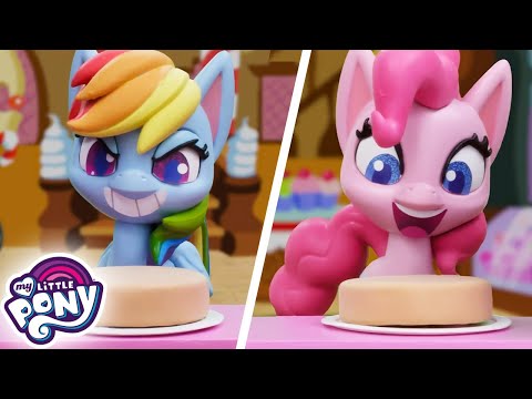 My Little Pony en español 🦄Competición de pasteles | Stop-motion | Plastimación | Episodio Completo