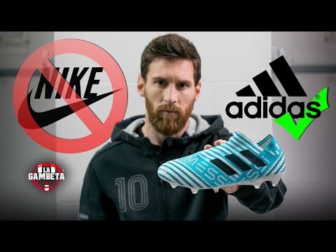 La historia de cómo Adidas le robó a Nike los derechos de Messi - YouTube