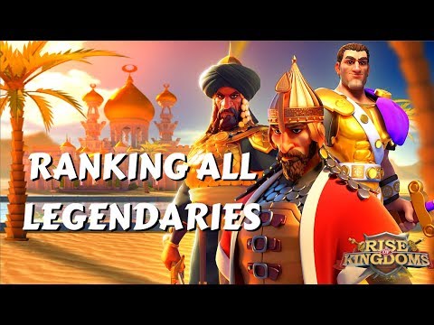 LEGENDARY TIER LIST - BEST COMMANDERS for each role | Rise of Kingdoms