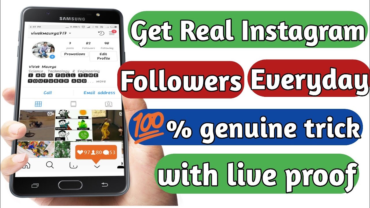 How to get real Instagram followers everyday 2019 real Instagram ...
