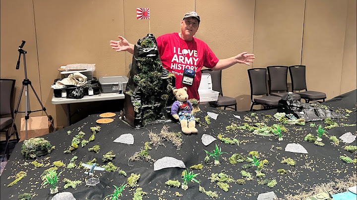 Iwo Jima a installé un jeu de guerre miniature 54 mm à Historicon