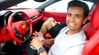 HE RUINED MY FERRARI !!!