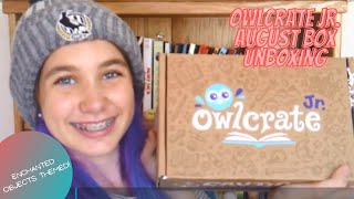 OwlCrate Jr. August Box Unboxing!