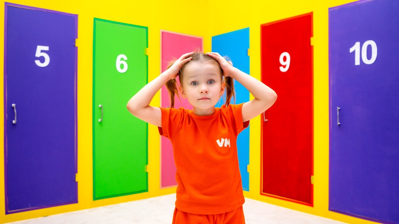 10 Sihirli Kapı Sürpriz Meydan Okuması! 1-10 Sayılarını Öğrenin 🎉