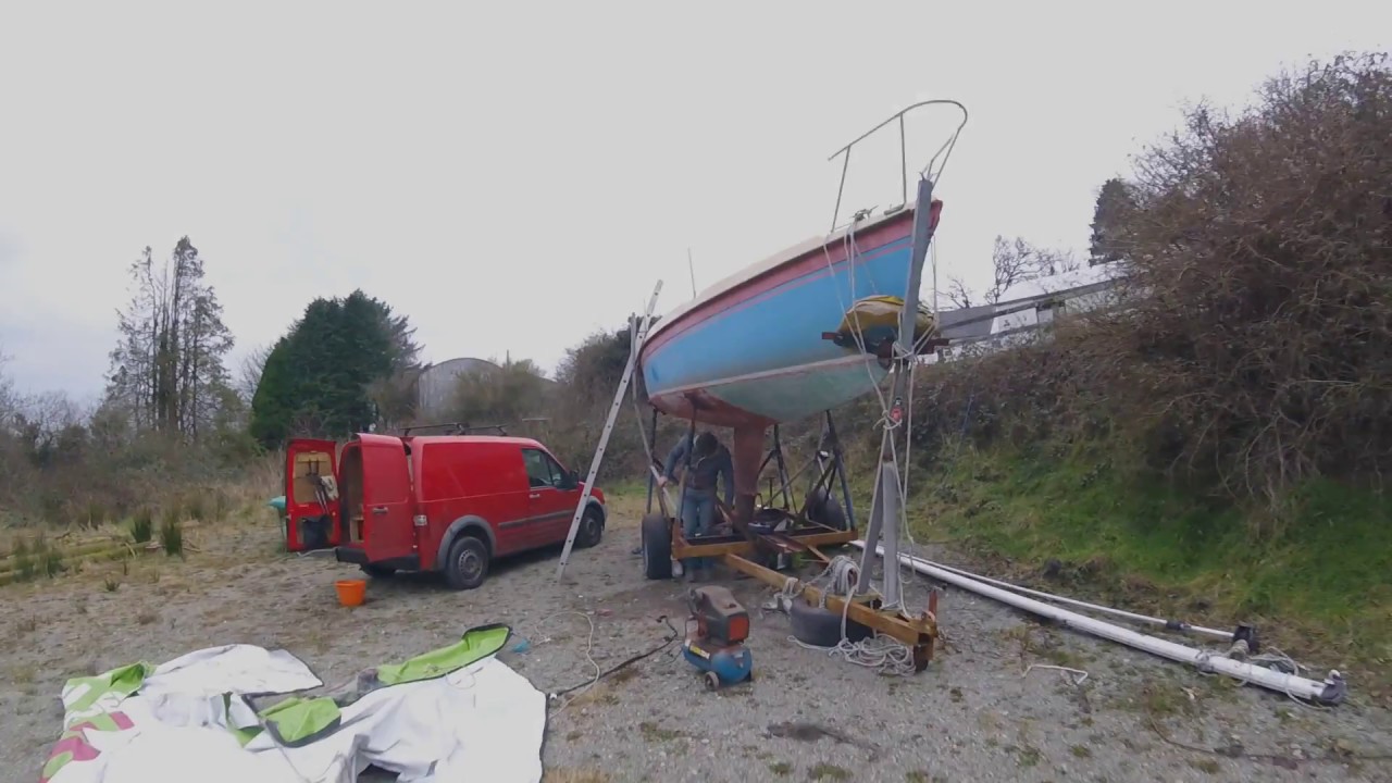 A Frantic Sailboat Restoration - Episode 6   Sanding & Sealing