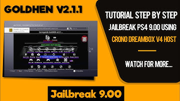 PS4 9.00 Jailbreak Using CRONO DREAMBOX Auto V4 HOST | GoldHEN 2.1.1