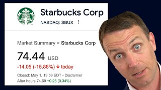 Starbucks Stock Earnings Crash Update