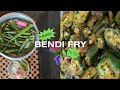 Home made Ladies finger fry That Keeps Cool #cookingchannel #recipe #mangaloreanrecipe