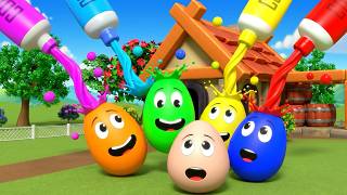 Surprise Eggs Learning on the Farm | Learn Colors with Farm Animals | Fun Kids Adventure screenshot 2