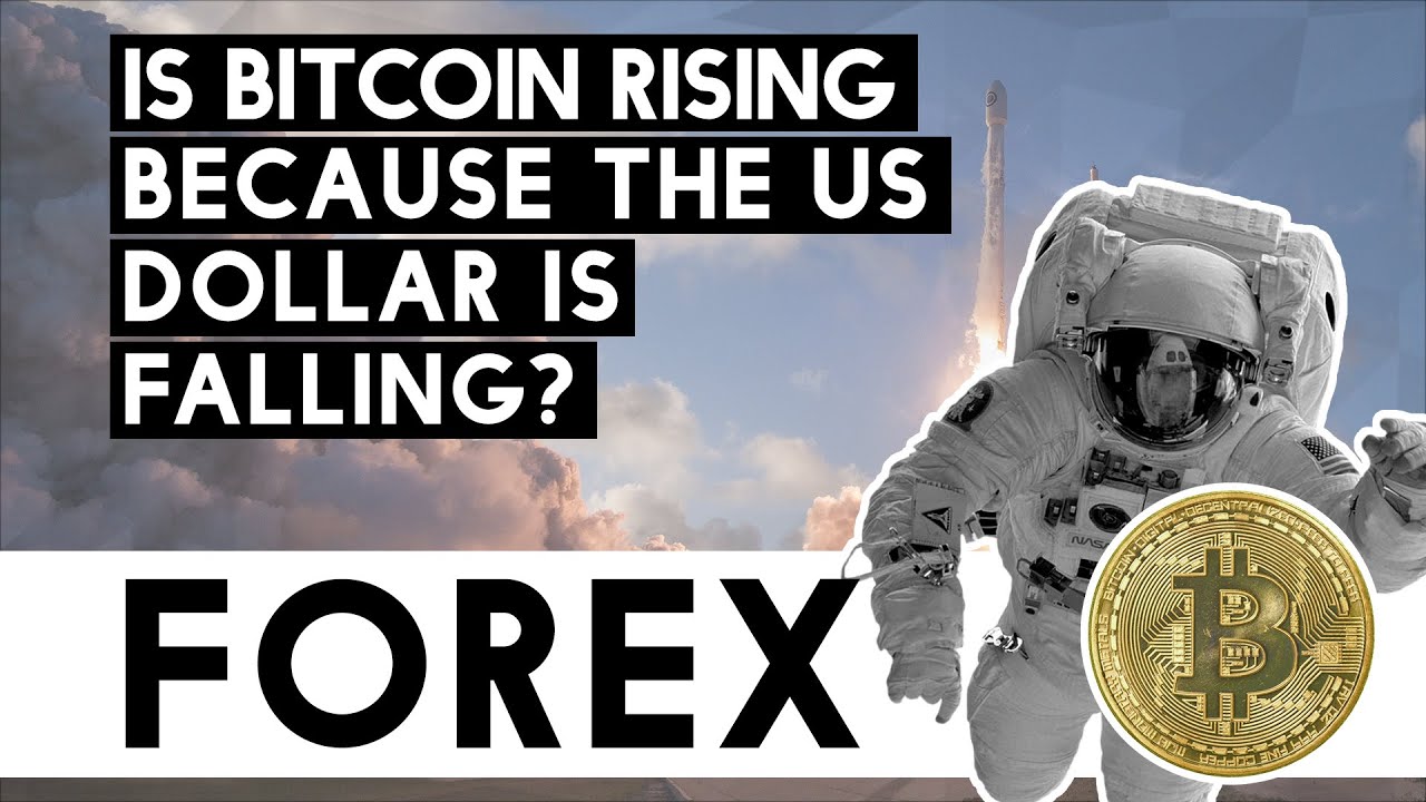 Is Bitcoin rising because the US Dollar is falling? #correlated