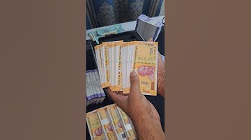 Money Counting Machine ASMR 😱 💸 #shorts