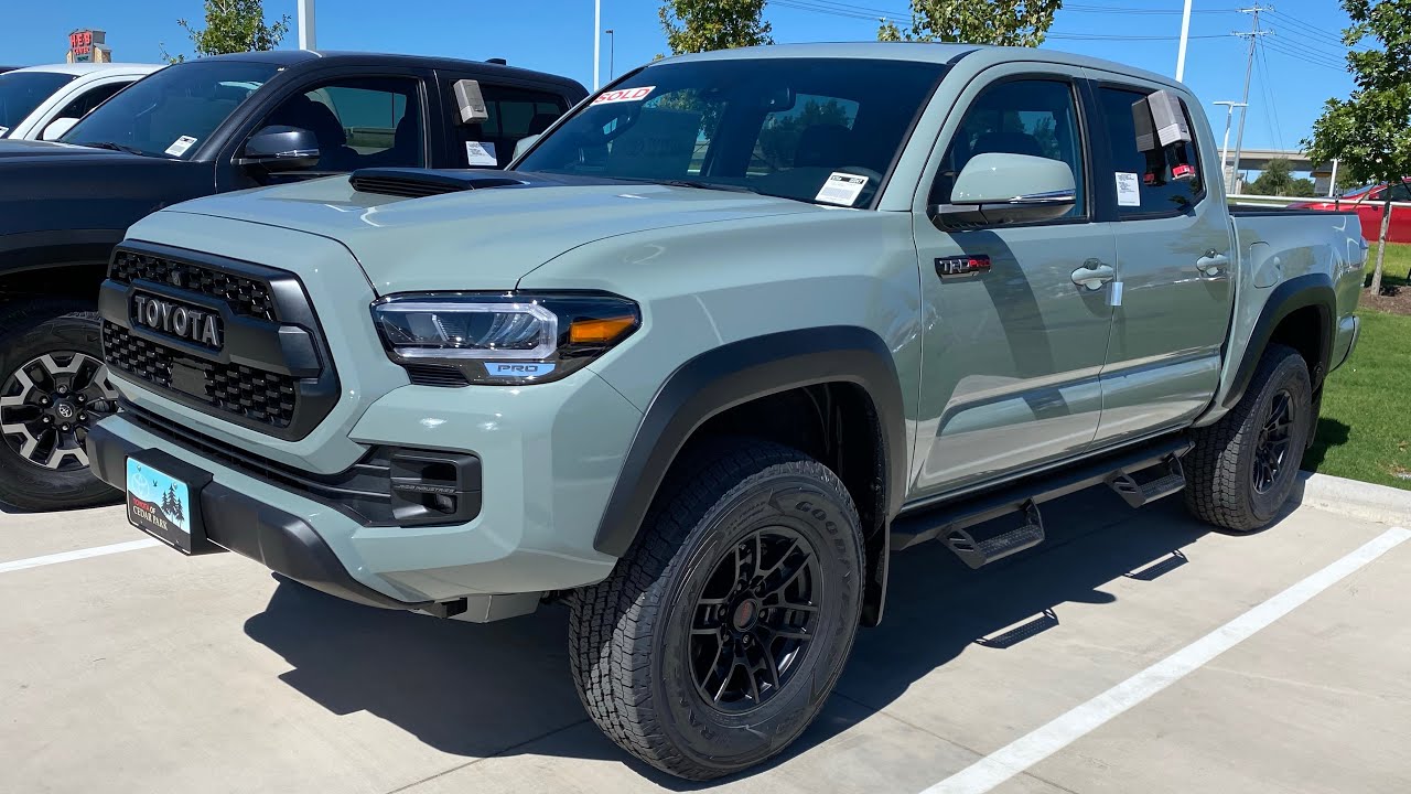 2021 Toyota Tacoma TRD PRO/ lunar rock - YouTube