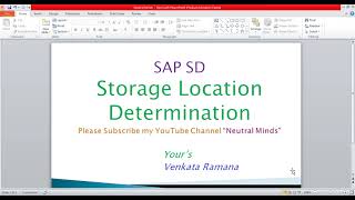 SAP SD Storage Location Determination full class with configuration.