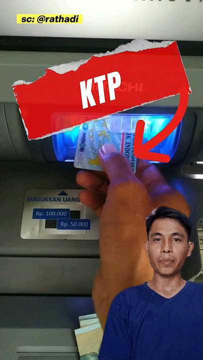 mengambil uang menggunakan ktp #ramadanonshorts2024
