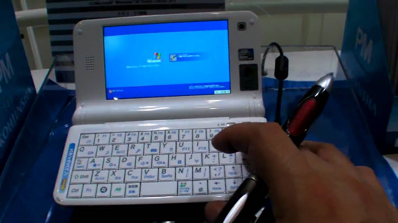 KOHJINSHA PM1 UMPC @ CEATEC Japan - YouTube