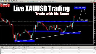 Live XAUUSD Scalping FTMO Challenge Mr. Boom's Trading Strategy 289.05.2024