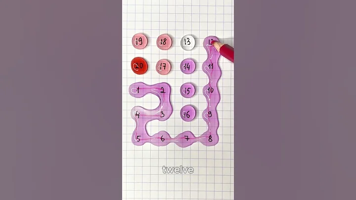 Draw a starlight line with numbers 1-20 #englishspeaking #quiz #shorts #english famille ventura