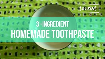 3-ingredient toothpaste ZERO WASTE | EASY | 5 MIN | DIY