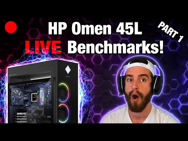 HP Omen 45L LIVE Benchmarks - i9 12900K and 3090 (Part 1) - YouTube