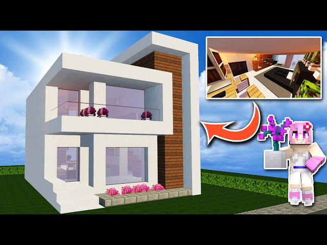 Minecraft - Casa Moderna  Minecraft huizen, Toffe minecraft