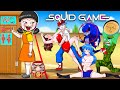 SONIC &amp; FNF BOYFRIEND GIRLFRIEND IN SQUID GAME COMPILATION || Rainbow Animation