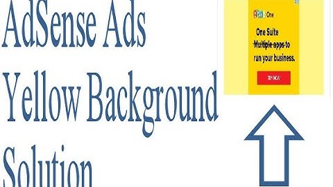 How to remove the (yellow) background from AdSense ads?