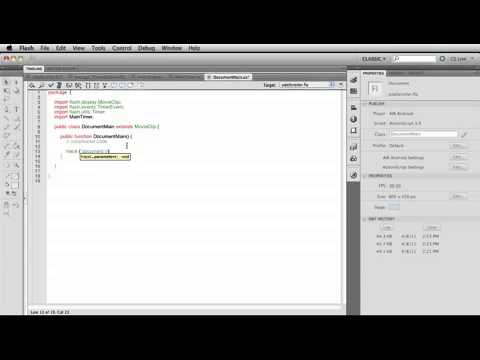 Intro to Actionscript 3 Object Oriented Programming   Making a Countdown Clock Timer Mobile clip21