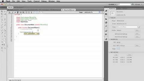 Intro to Actionscript 3 Object Oriented Programming   Making a Countdown Clock Timer Mobile clip21