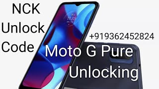 Motorola AT&T Moto G Pure XT2163-6 Unlock Code Available +919362452824