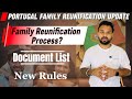 Portugal Family Reunification 2026 | Documents List | Process Time | New Rules 🇵🇹