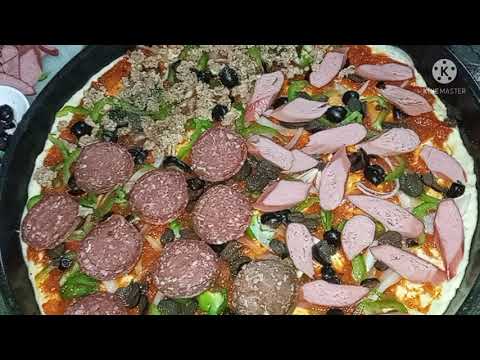 صلصة حمرة وبيضة للبيتزا حتحبوها وتعتمدوها 