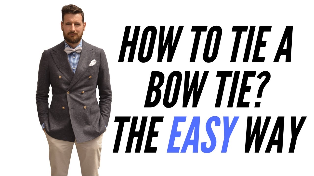 How to tie a bow tie step by step 🎀 