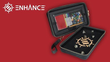 ENHANCE Tabletop Community XL Dice Case and Tray | Features Video