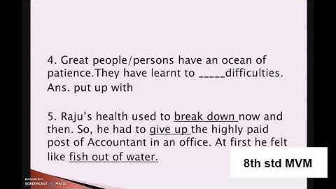 8th std English Lesson - 2 Sir C V Raman ( Part -3).