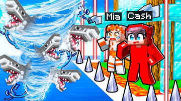SHARK STORM vs Most Secure Minecraft House