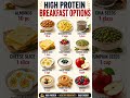 High-Protein Breakfast Options to Start Your Day Right 🍳 #proteinfoods #protein