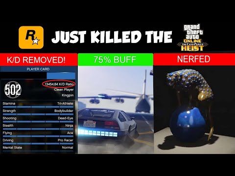 GTA ONLINE DLC BREAKDOWN: Big Cayo Perico Nerf (It's Dead?), K/D Ratio Removed & MORE