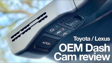 Toyota/Lexus OEM Integrated Dash Cam Review!