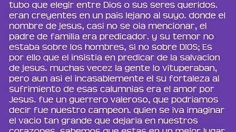 EL PASTOR MANUEL GARCIA MAYEN