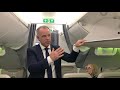 airBaltic Airbus A220 presented by CEO Martin Gauss