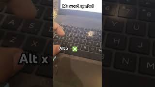 Ms word symbol short ki #computer #trending #windows #keyboard #computerzone #trending