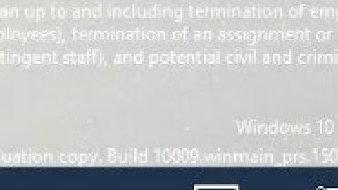 Windows 10 Build 10009 Installation and demonstration